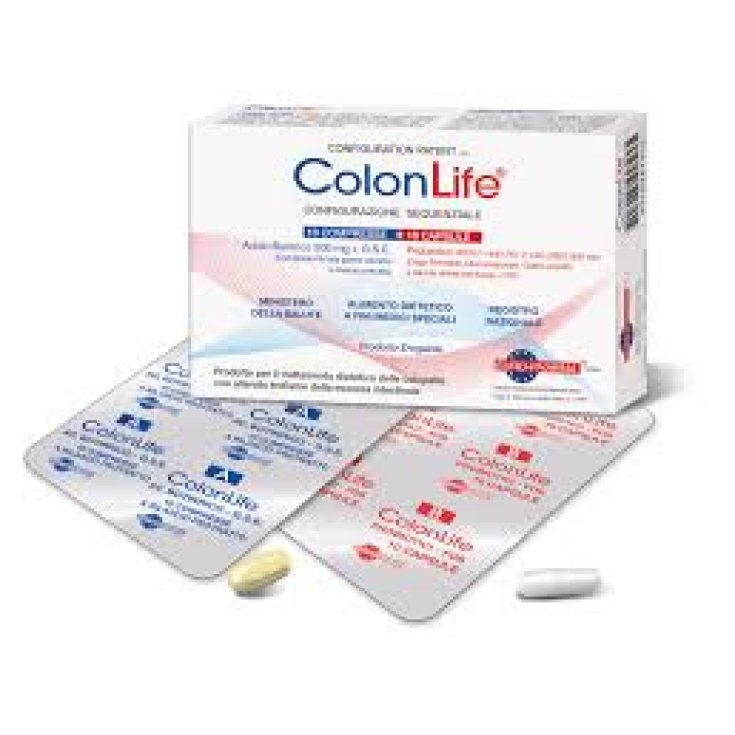 Colonlife Food Supplement 10 Tablets + 10 Capsules