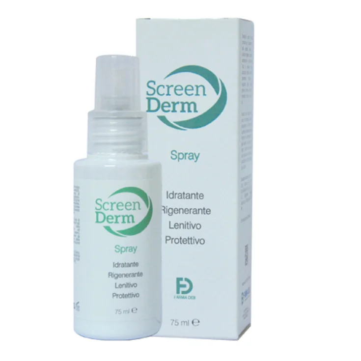 Farmadeb Screenderm Moisturizing Regenerating Soothing Protective Spray Bottle 75ml