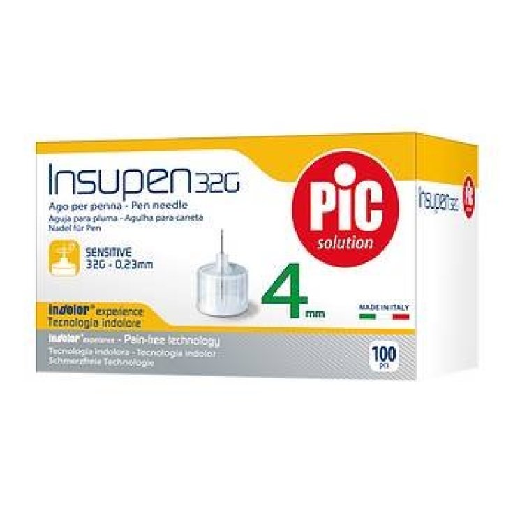 Pic Insupen G31 Insulin Needle 6mm 100 Pieces