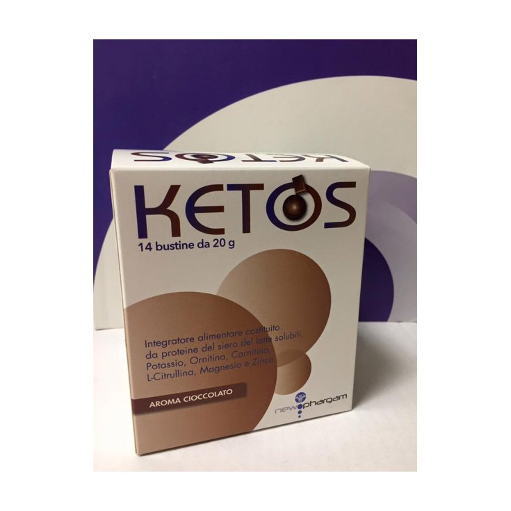 New Phargam Ketos Chocolate Food Supplement 14 Sachets