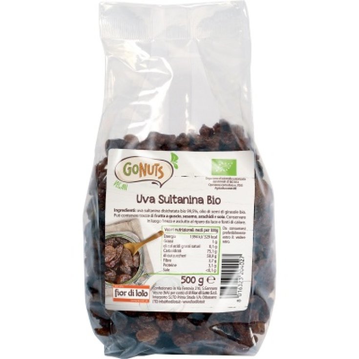 Go Nuts Organic Sultana Raisins 200gr