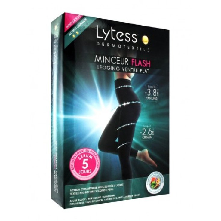 Punto Pharma Lytess Leggings Flat Belly Slimming Flash Black Size L / XL