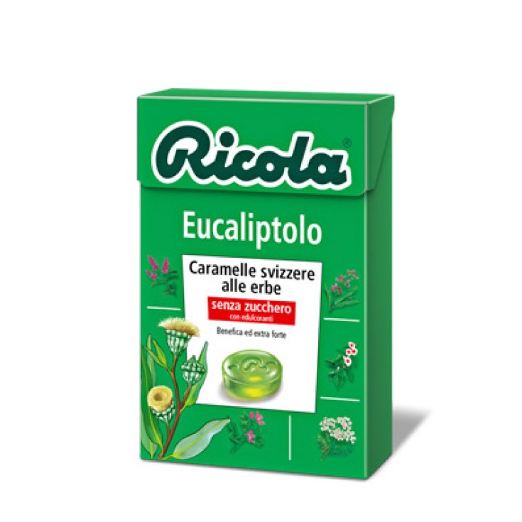 Ricola Eucalyptol Sugar Free Swiss Herbal Candies 50g