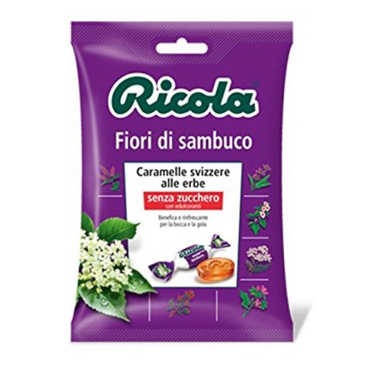 Ricola Fiori Elder Candies Sugar Free 70g