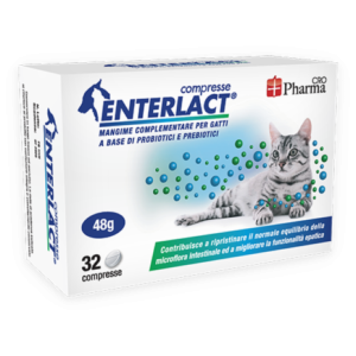 Enterlact Supplement For Cats 32 Tablets