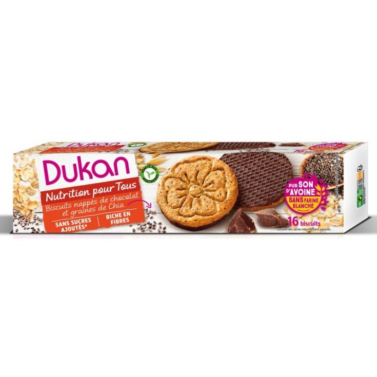 Dukan Biscuits Chia Seeds And Organic Chocolate 160g