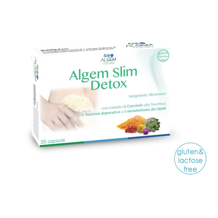 Algem Natura Algem Slim Detox Food Supplement 30 Capsules