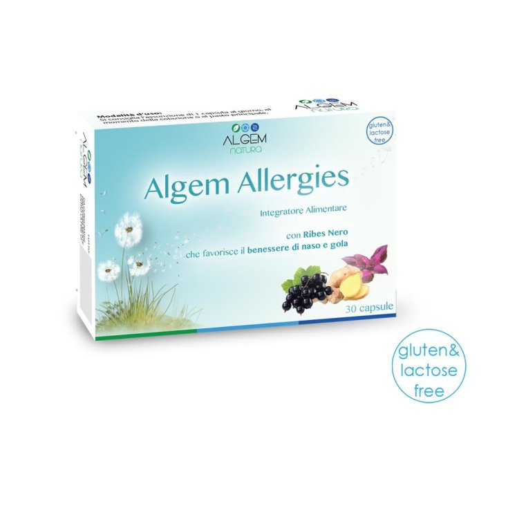 Algem Natura Algem Allergies Food Supplement 30 Capsules