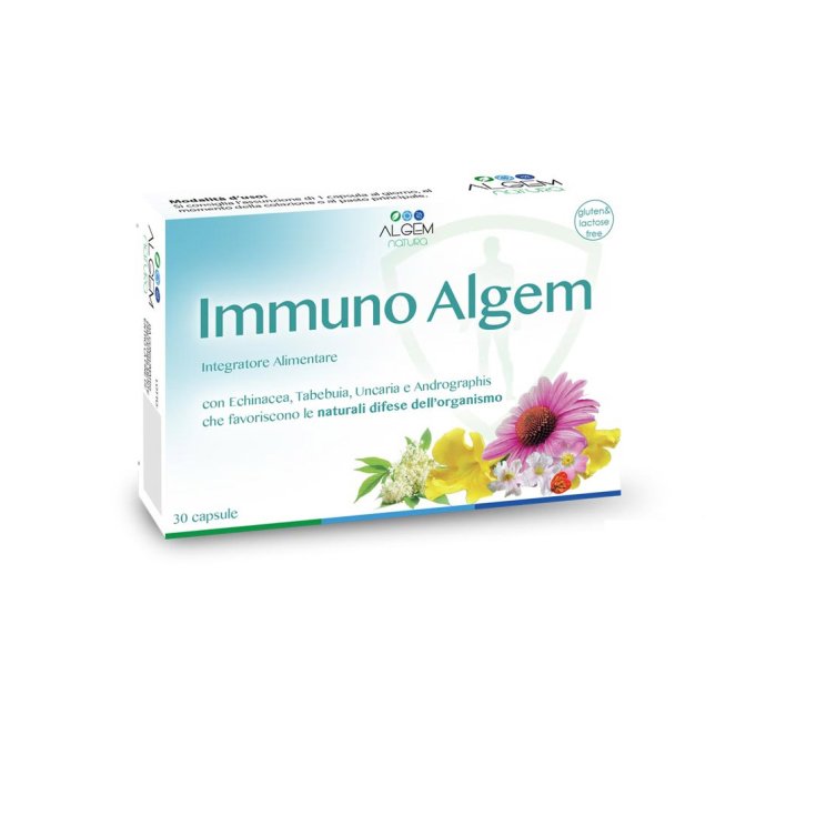 Algem Natura Immuno Algem Food Supplement 30 Capsules