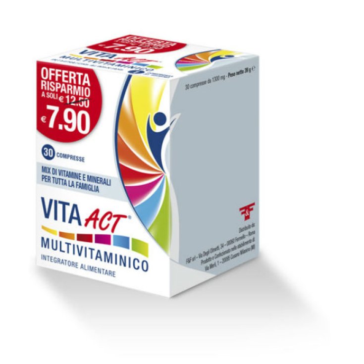 Vita Act Multivitamin Food Supplement 30 Tablets