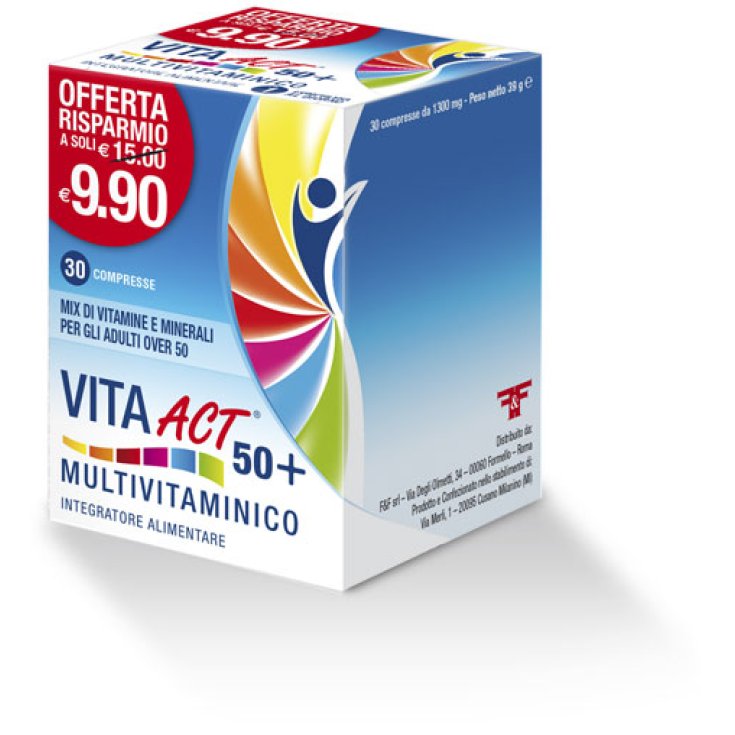Act Vita Line Act 50+ Multivitamin 30 Tablets
