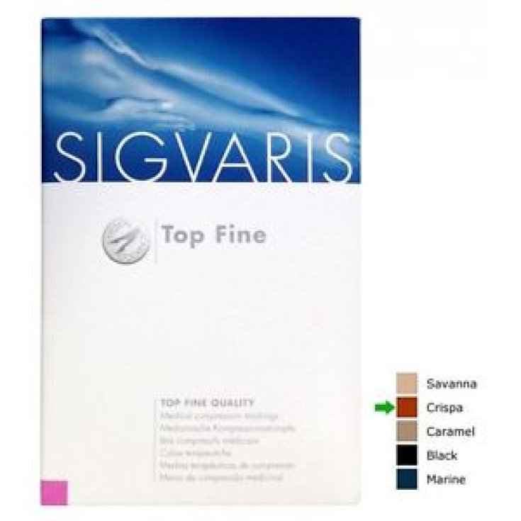 Sigvaris Top Fine 701 Hold-up Monocollant Right Closed Toe Color Crispa Size S Short