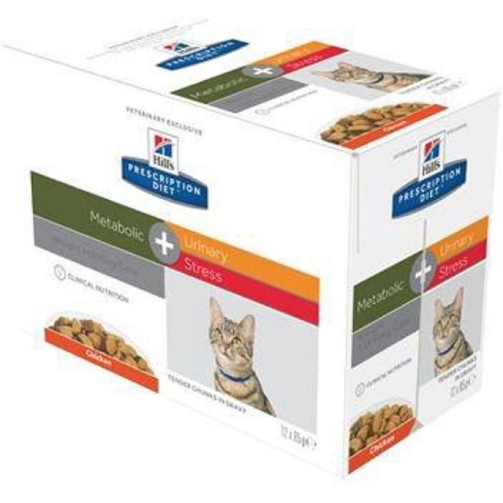 Hill s Prescription Diet Feline Metabolic Urinary Stress 12x85g