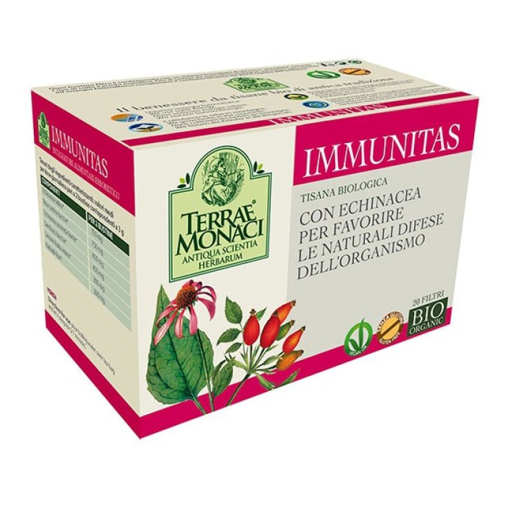 Valverbe Terrae Monaci Immunitas Organic Herbal Tea 20 Filters