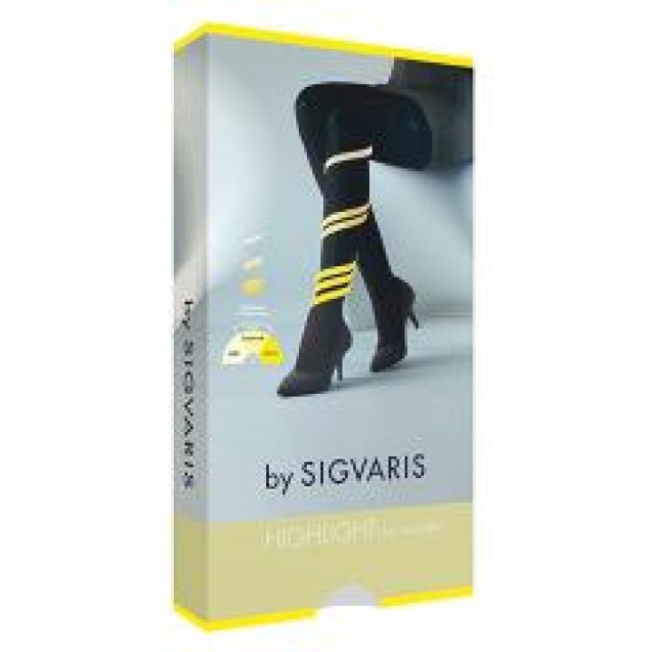 Sigvaris Highlight Woman Knee-highs Closed Toe Long Color Dune Size M