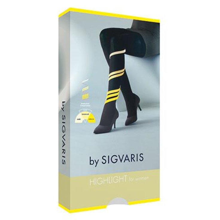 Sigvaris High Light for Woman Closed Toe Tights Color Skin Size M Normal