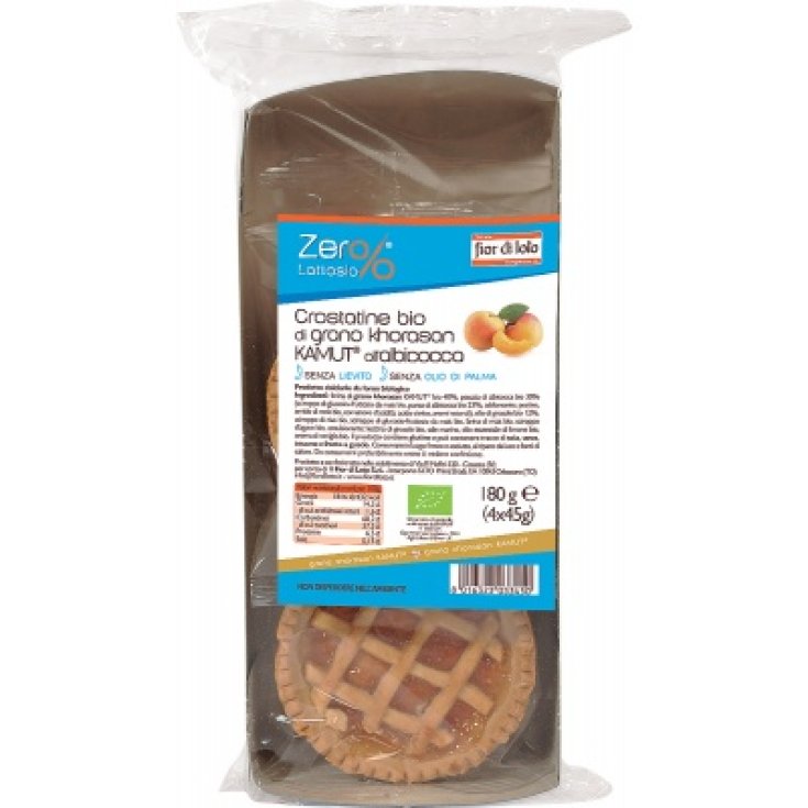 Fior Di Loto Wheat Tart Khorsan Kamut With Apricot Bio 4x45g 180g