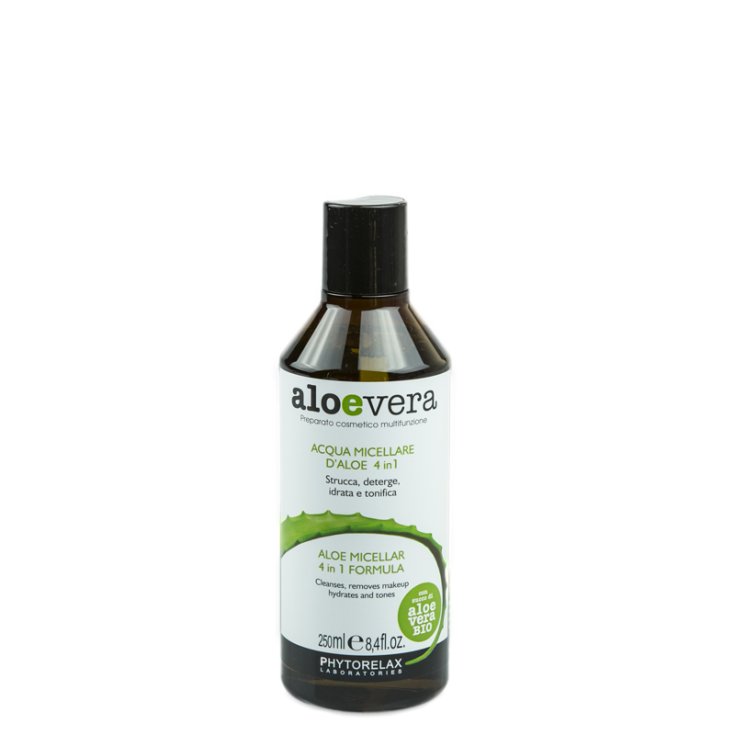 Phytorelax Aloevera 4In1 Aloe Micellar Water Removes Make-up Cleanses Hydrates Tones 250ml