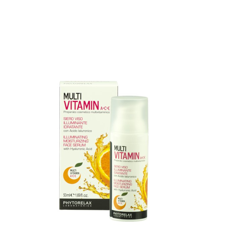 Phytorelax Multi Vitamin A + C + E Illuminating Moisturizing Face Serum 50ml