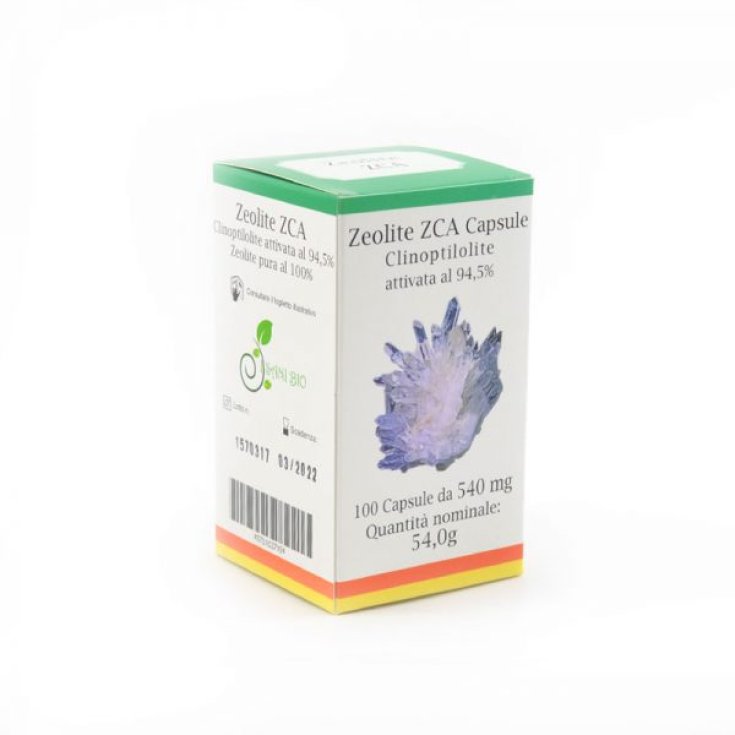 Isanibio Zeolite Food Supplement 100 Capsules Of 91.8g