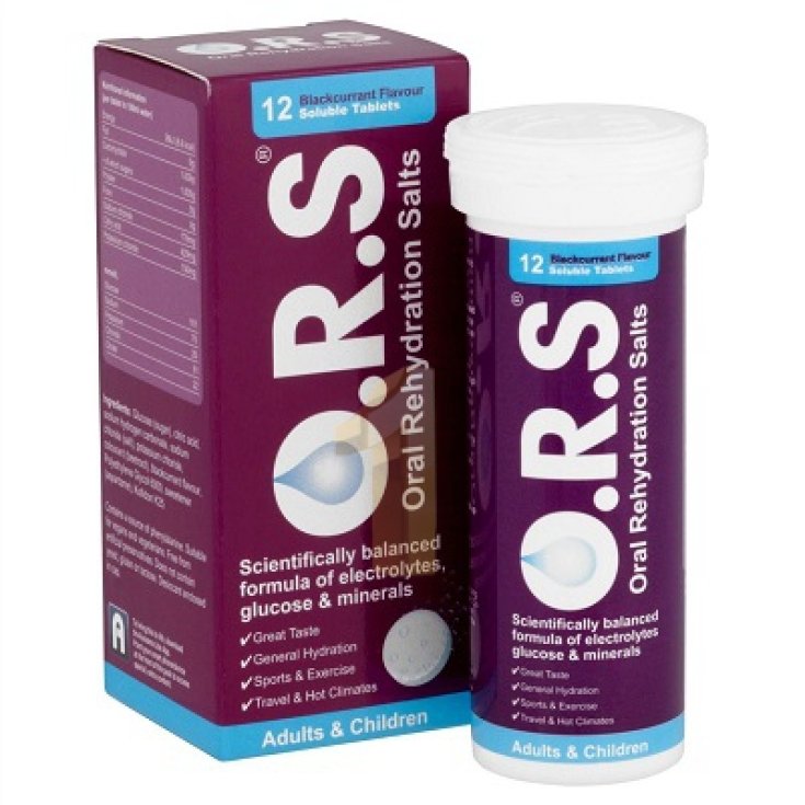 Ors Soluble Tablets Black Currant 12 Tablets