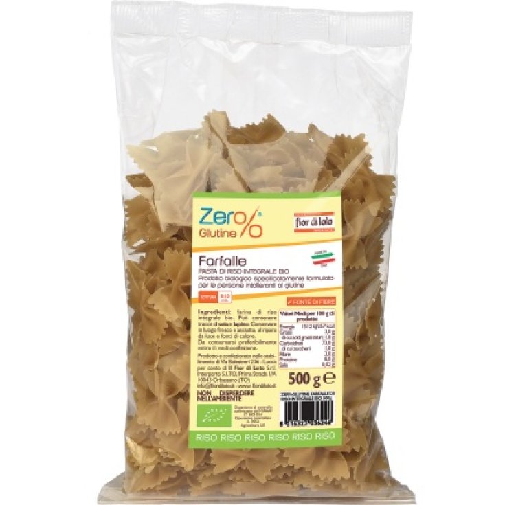 Fior Di Loto Organic Brown Rice Butterflies 500g