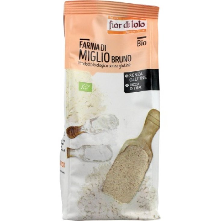 Il Fior Di Loto Organic Gluten Free Brown Millet Flour 375g