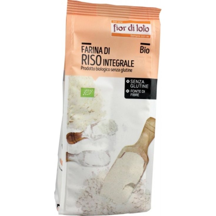 Fior Di Loto Organic Whole Rice Flour Gluten Free 375g