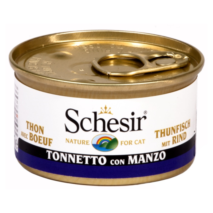 Schesir Tonnetto Fillet Of Beef Feed For Animals 85g