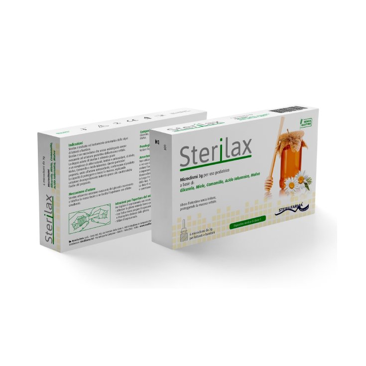 Sterilfarma® Sterilax Micro-enemas For Pediatric Use 6 Disposable Micro-enemas From 3g