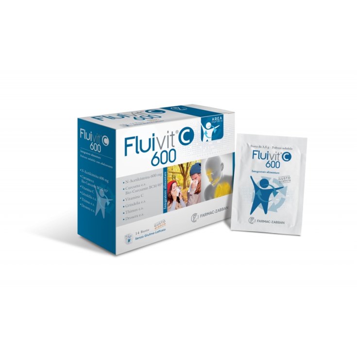 Fluivit C 600 Food Supplement 14 Sachets