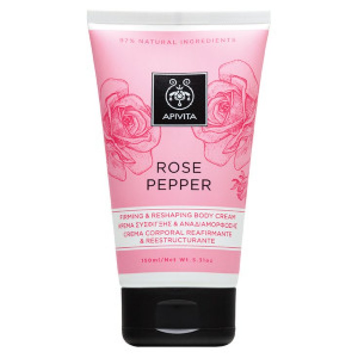 Apivita Rose Pepper Firming and Reshaping Body Cream 150ml