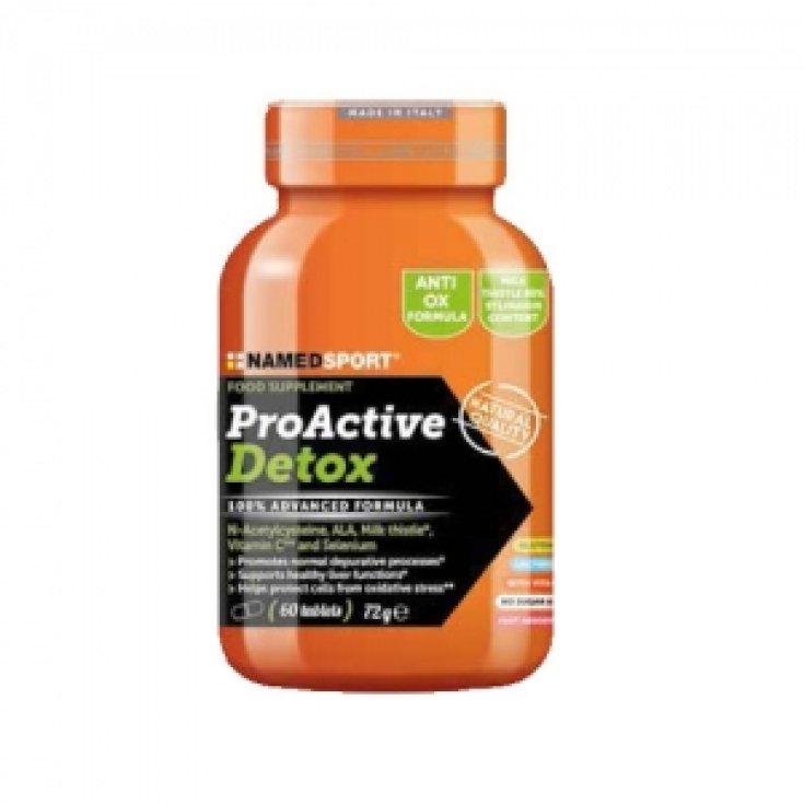Named Proactive Detox Food Supplement 60 Tablets