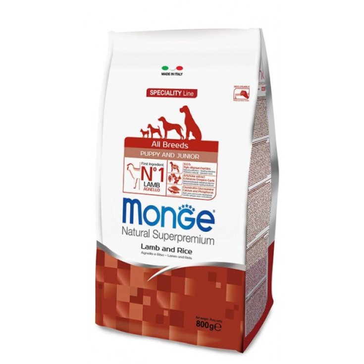 Monge All Breeds Puppy Lamb And Rice 800g