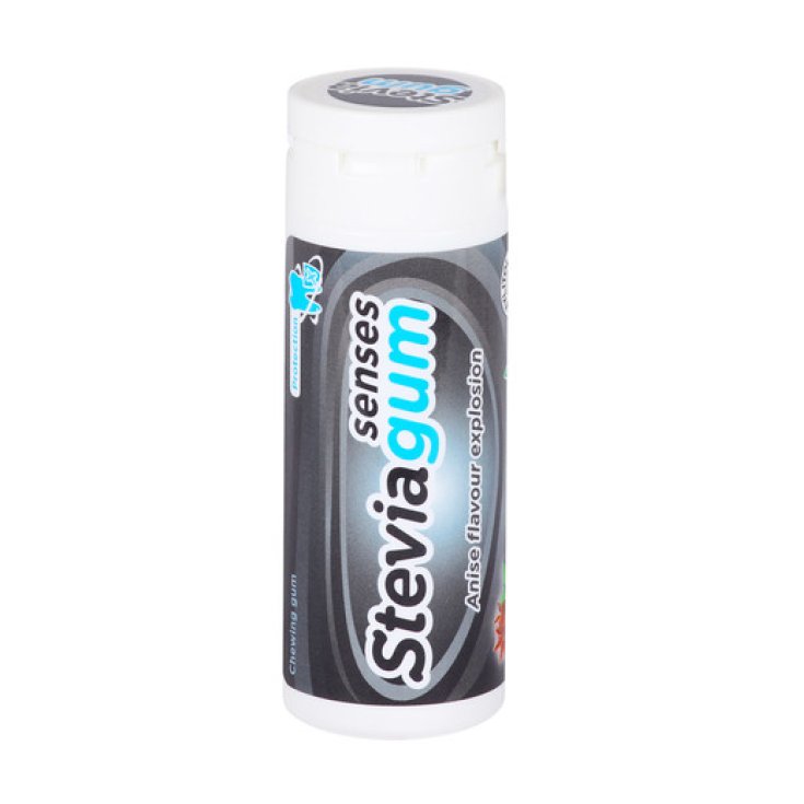 Stevia Gum Black Senses Chewing Gum 30g