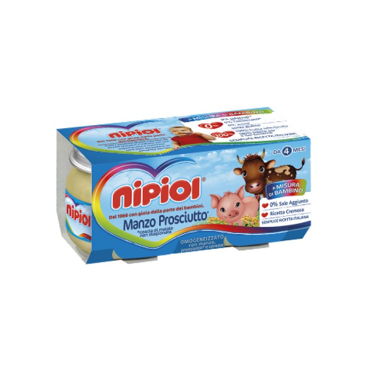 Nipiol Homogenized Beef Ham For Children 4x80g