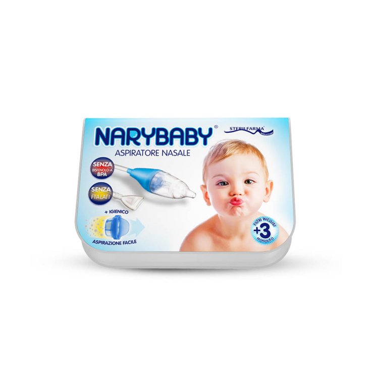 Sterilfarma® NaryBaby® Nasal Aspirator + 3 Filters 1 Piece