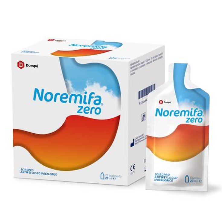 Dompé Noremifa Zero Syrup Medical Device 25 Sachets x20ml