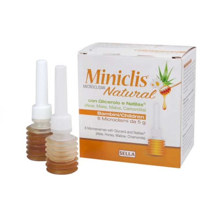 Saddle Miniclis Natural Micro-enemas Children 6 Pieces