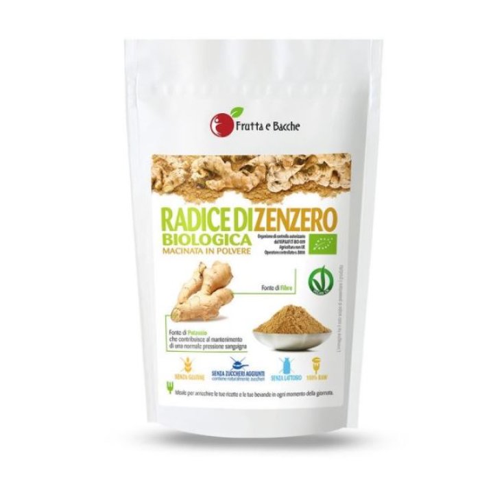 Fruit And Berries Organic Ginger Root Powder Food Supplement 60g