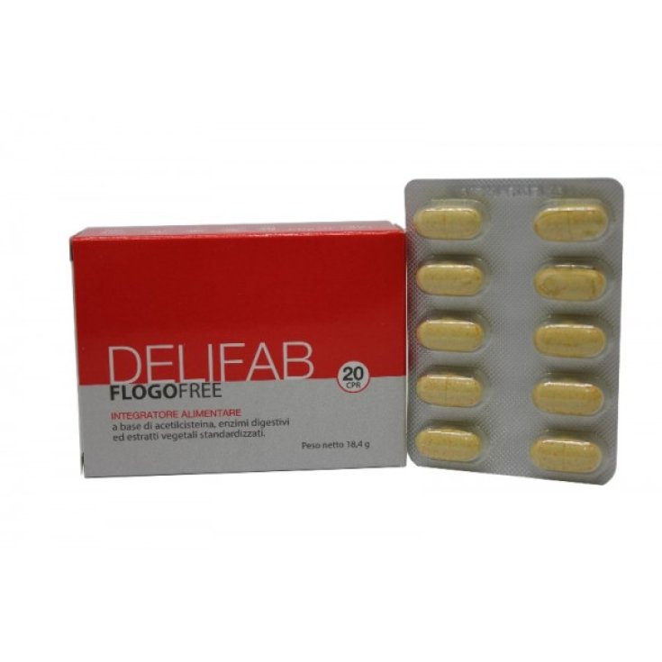 Elifab Delifab Flogofree Food Supplement 20 Tablets