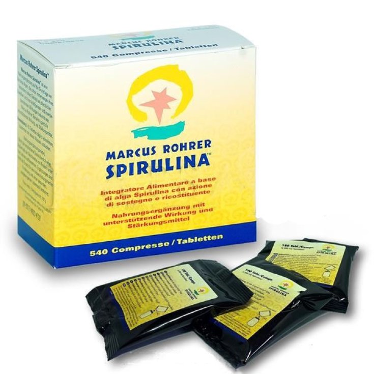 Marcus Rohrer Spirulina Refill Food Supplement 3x180 Tablets