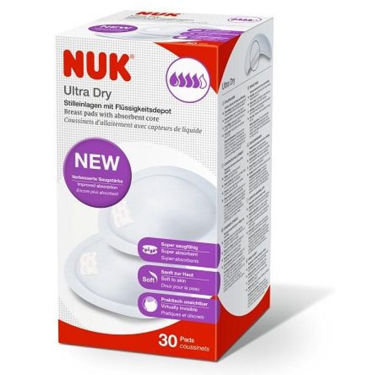 Nuk Ultra Dry Breast Pads 30 Pieces