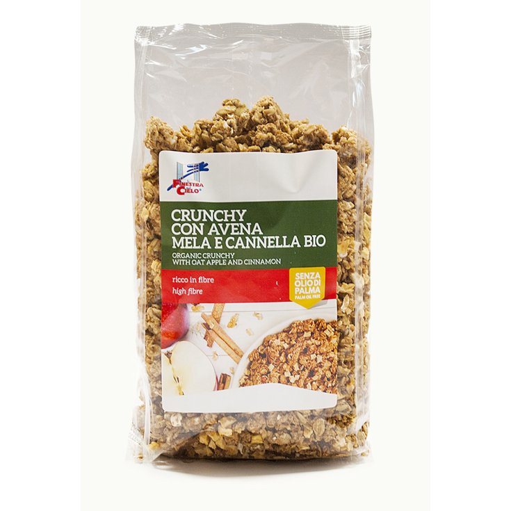 The Window On The Sky Crunchy With Oat Apple Cinnamon Bio 375g