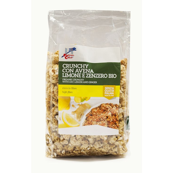 The Window On The Sky Crunchy With Organic Lemon And Ginger Oats 375g