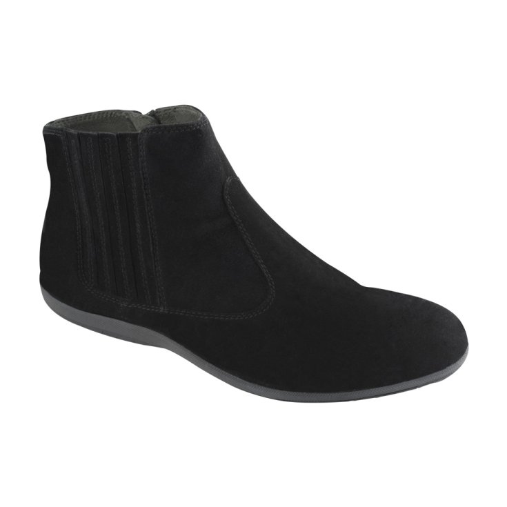 Scholl Sieves Suede Shoes Black Color Number 38