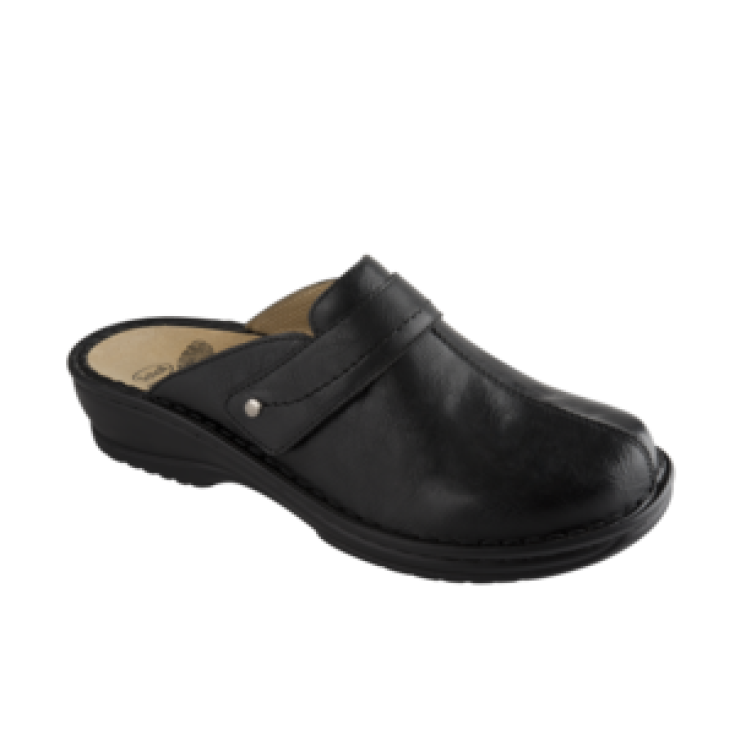 Scholl Lenk Synthetic Shoe Black Color Number 40