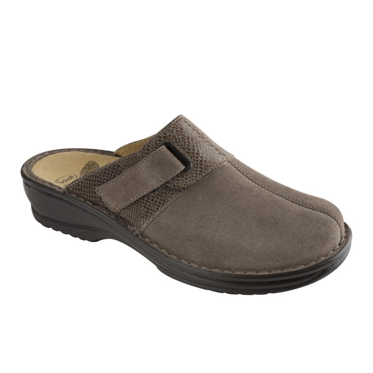 Scholl Iraty Suede Shoe Taupe Color Number 40
