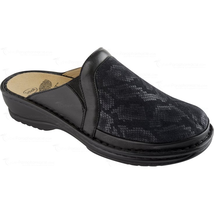Scholl Meribel Elastica Shoe Black Color Number 40