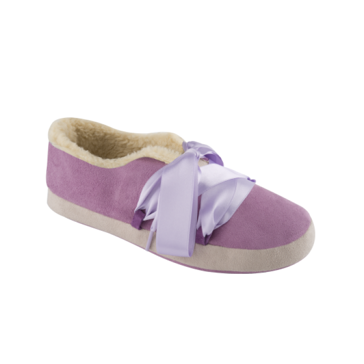 Dr. Scholl Frou Frou Microfiber Shoes Purple And Cream Colors No. 36